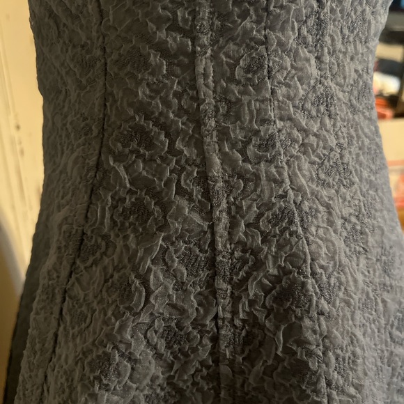 WeWoreWhat Blue Plunge Neck A-Line Sundress - Picture 15 of 15